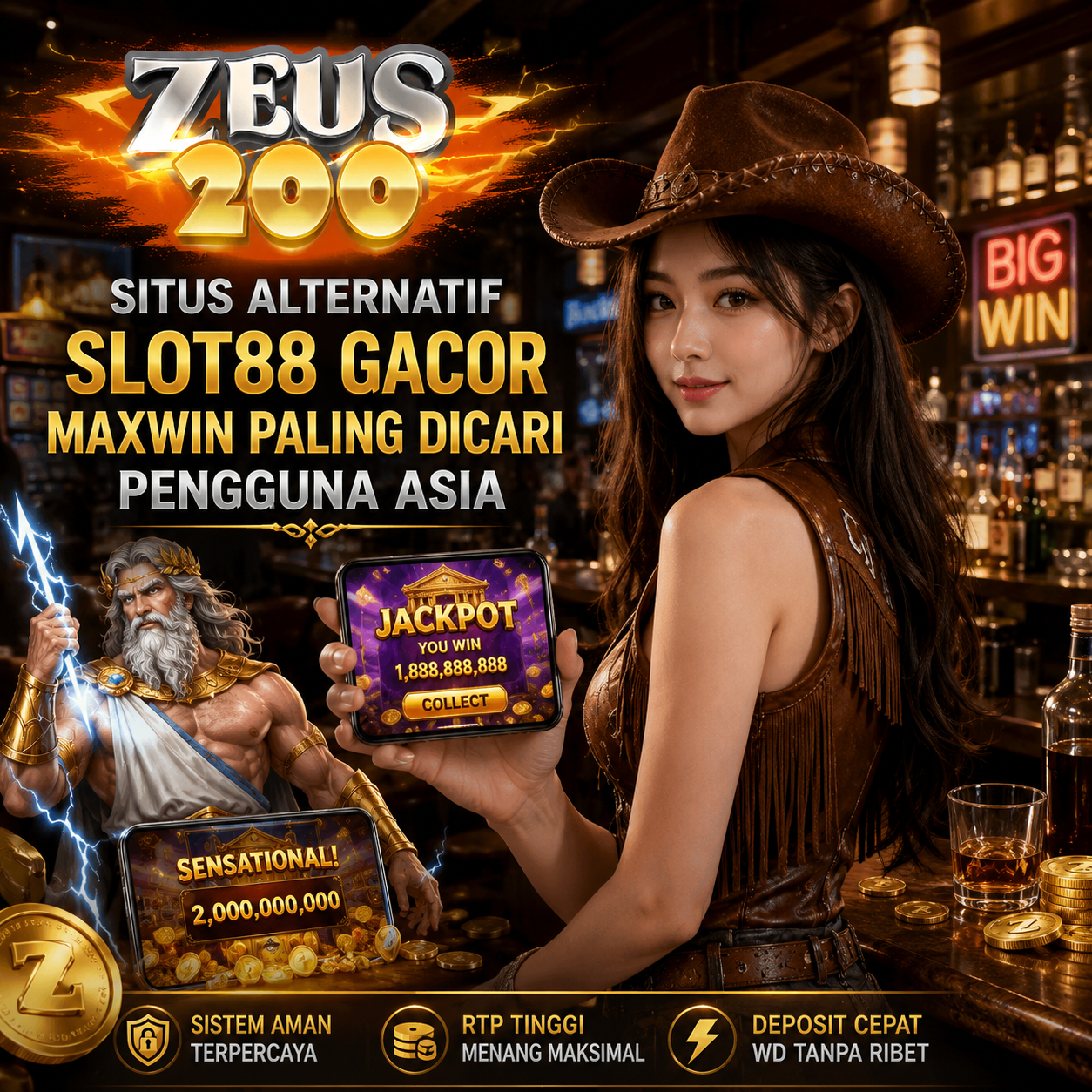 ZEUS200 Situs Alternatif Slot88 Gacor Maxwin Paling Dicari Pengguna Asia